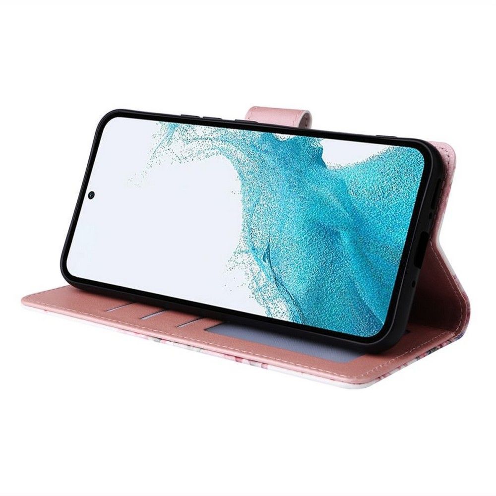 Tech-Protect Samsung Galaxy A25 5G atverams vāciņš maciņš grāmatiņa Pink Marble