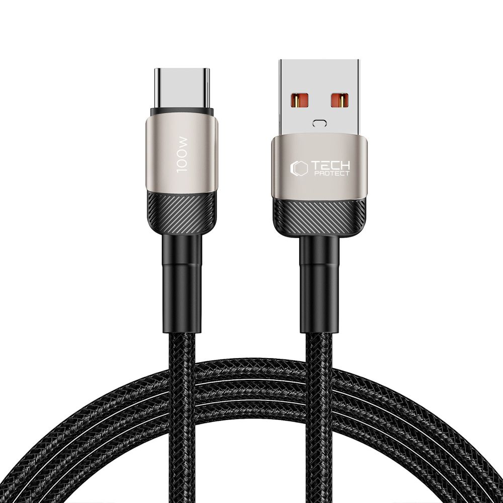 Tech-Protect UltraBoost Evo USB-C / USB-A kabelis 100W 2m, titāna