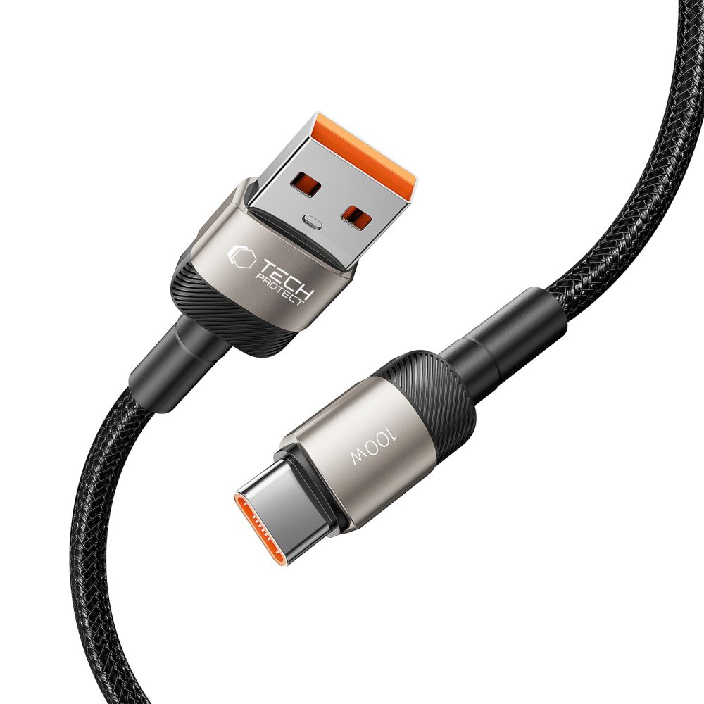 Tech-Protect UltraBoost Evo USB-C / USB-A kabelis 100W 2m, titāna