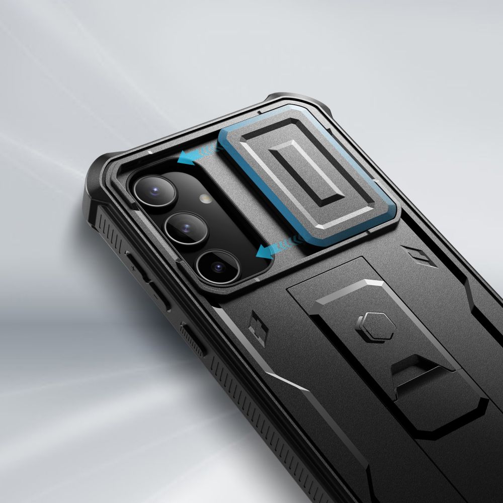 Tech-Protect Samsung Galaxy A55 5G vāciņš Kevlar Cam+, melns