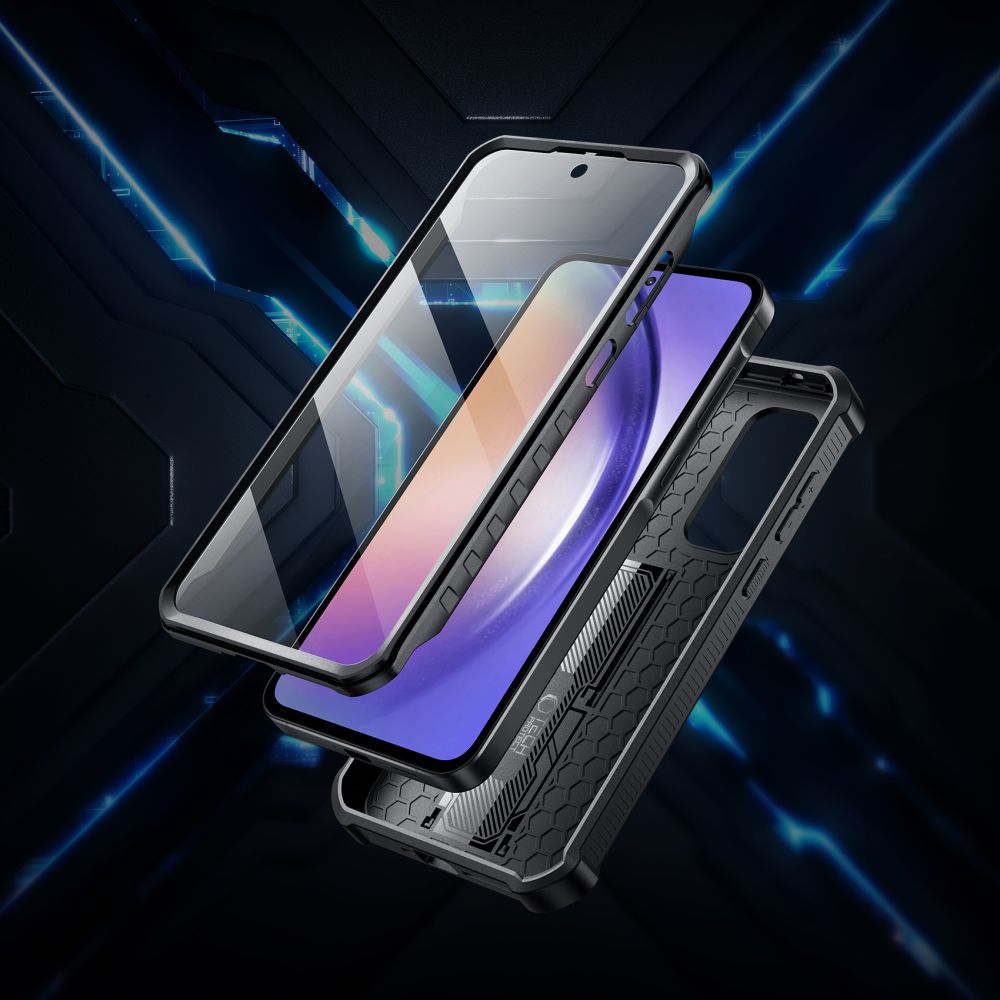 Tech-Protect Samsung Galaxy A55 5G vāciņš Kevlar Cam+, melns