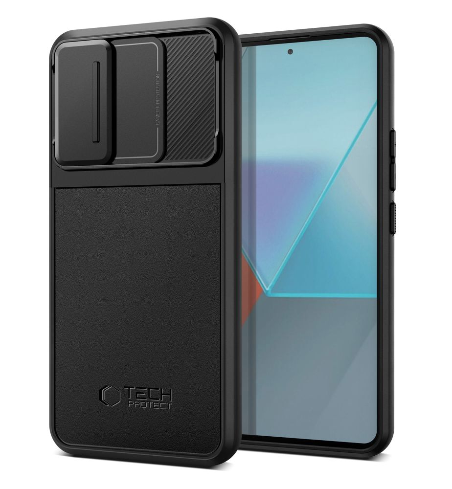 Tech-Protect Velar Cam+ vāciņš Xiaomi Redmi Note 13 Pro 5G / Poco X6 5G Melns