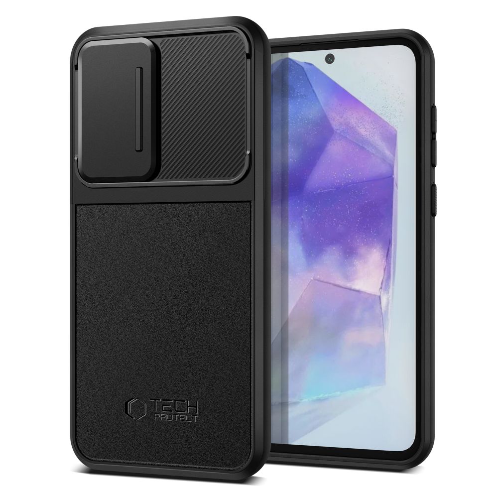 Tech-Protect Velar Cam+ vāciņš Samsung Galaxy A55 5G Melns