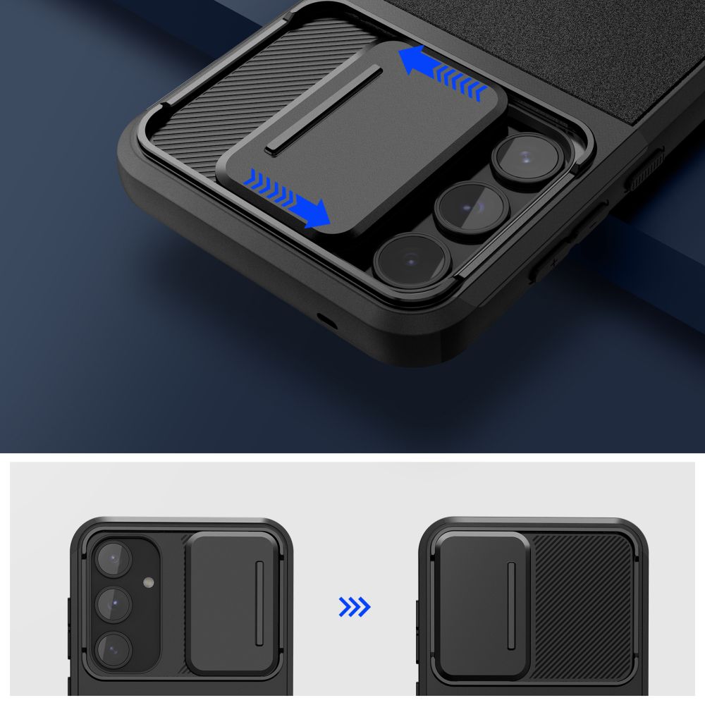 Tech-Protect Velar Cam+ vāciņš Samsung Galaxy A55 5G Melns