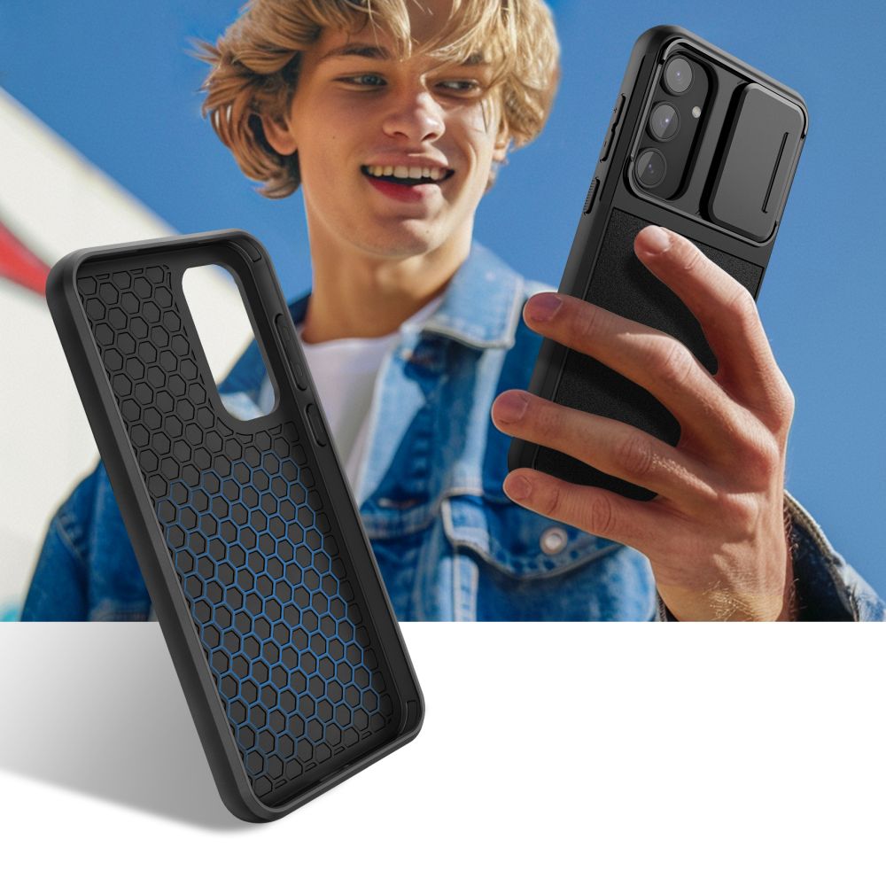 Tech-Protect Velar Cam+ vāciņš Samsung Galaxy A55 5G Melns