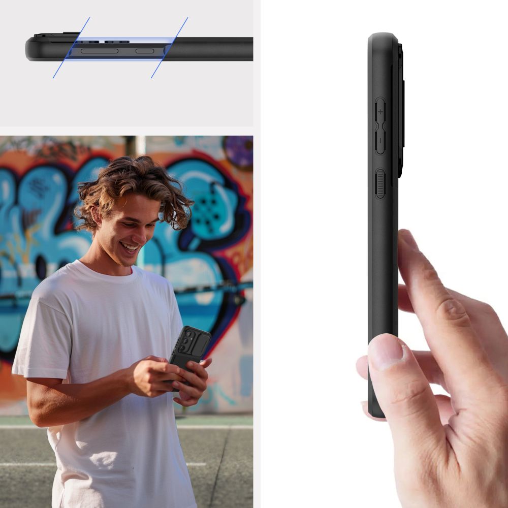 Tech-Protect Velar Cam+ vāciņš Samsung Galaxy A55 5G Melns