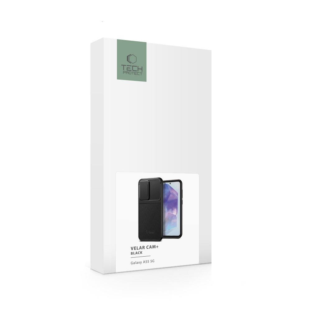 Tech-Protect Velar Cam+ vāciņš Samsung Galaxy A55 5G Melns