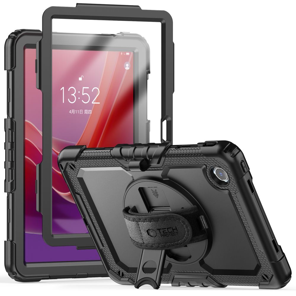 Tech-Protect Solid360 vāciņš Lenovo Tab M11 11.0" (TB-330), melns