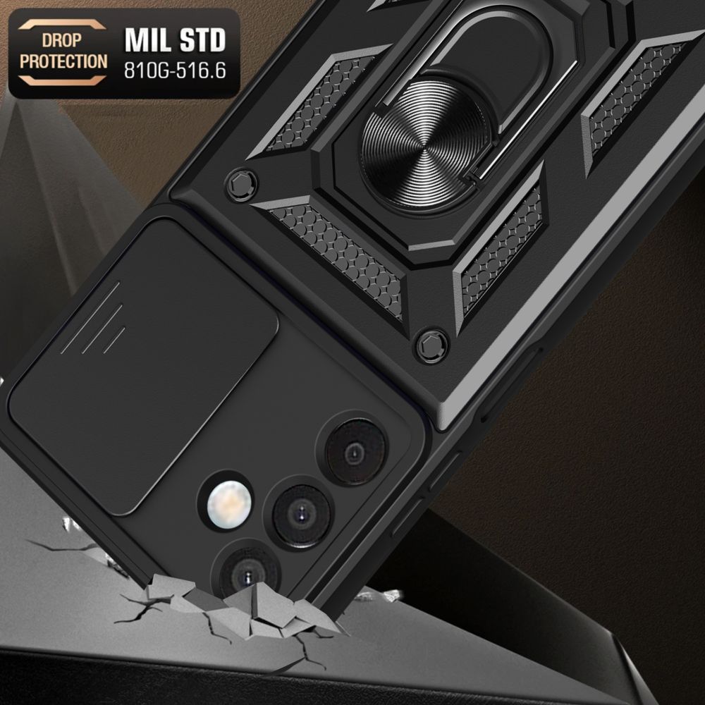 Tech-Protect Samsung Galaxy M15 5G vāciņš CamShield Pro, melns