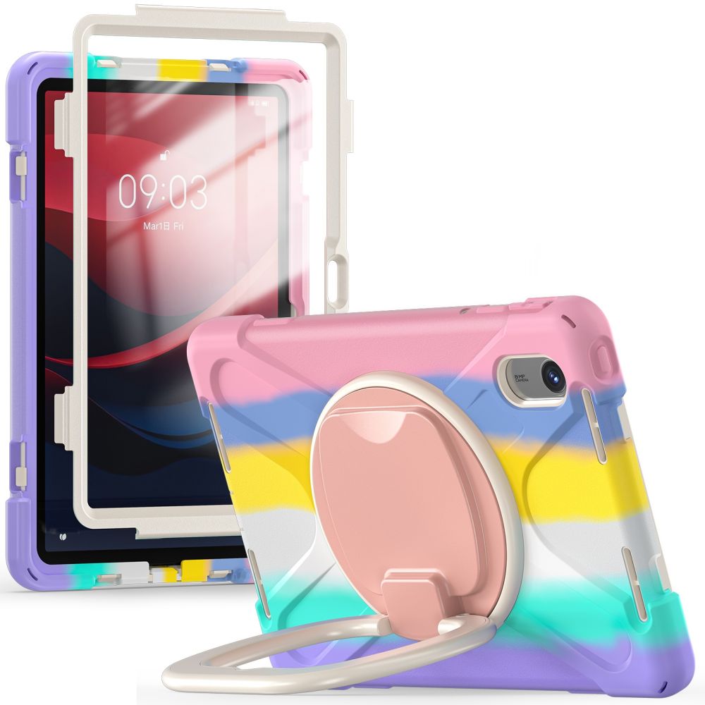 Lenovo Tab M11 11\'\' (TB-330FU) Tech-Protect X-Armor Hard Case Cover, Pink and Blue | Planšetes Planšetdatora...