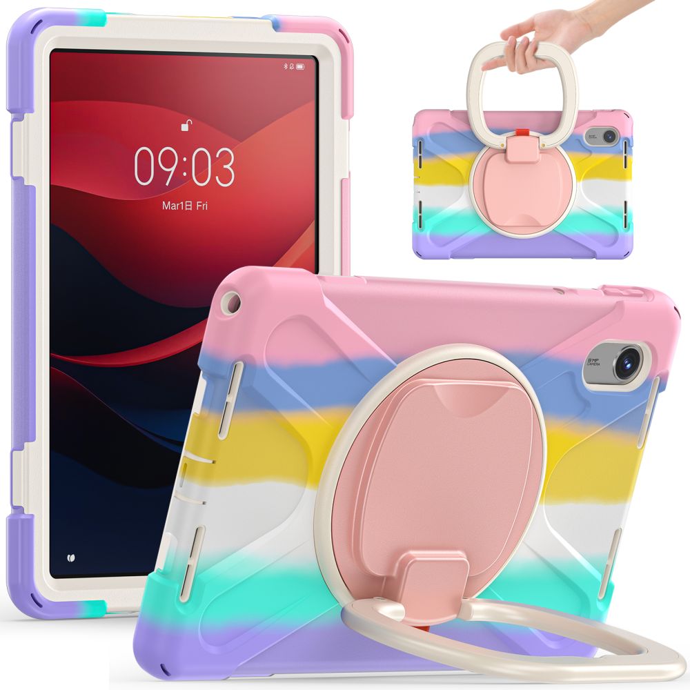 Lenovo Tab M11 11\'\' (TB-330FU) Tech-Protect X-Armor Hard Case Cover, Pink and Blue | Planšetes Planšetdatora...