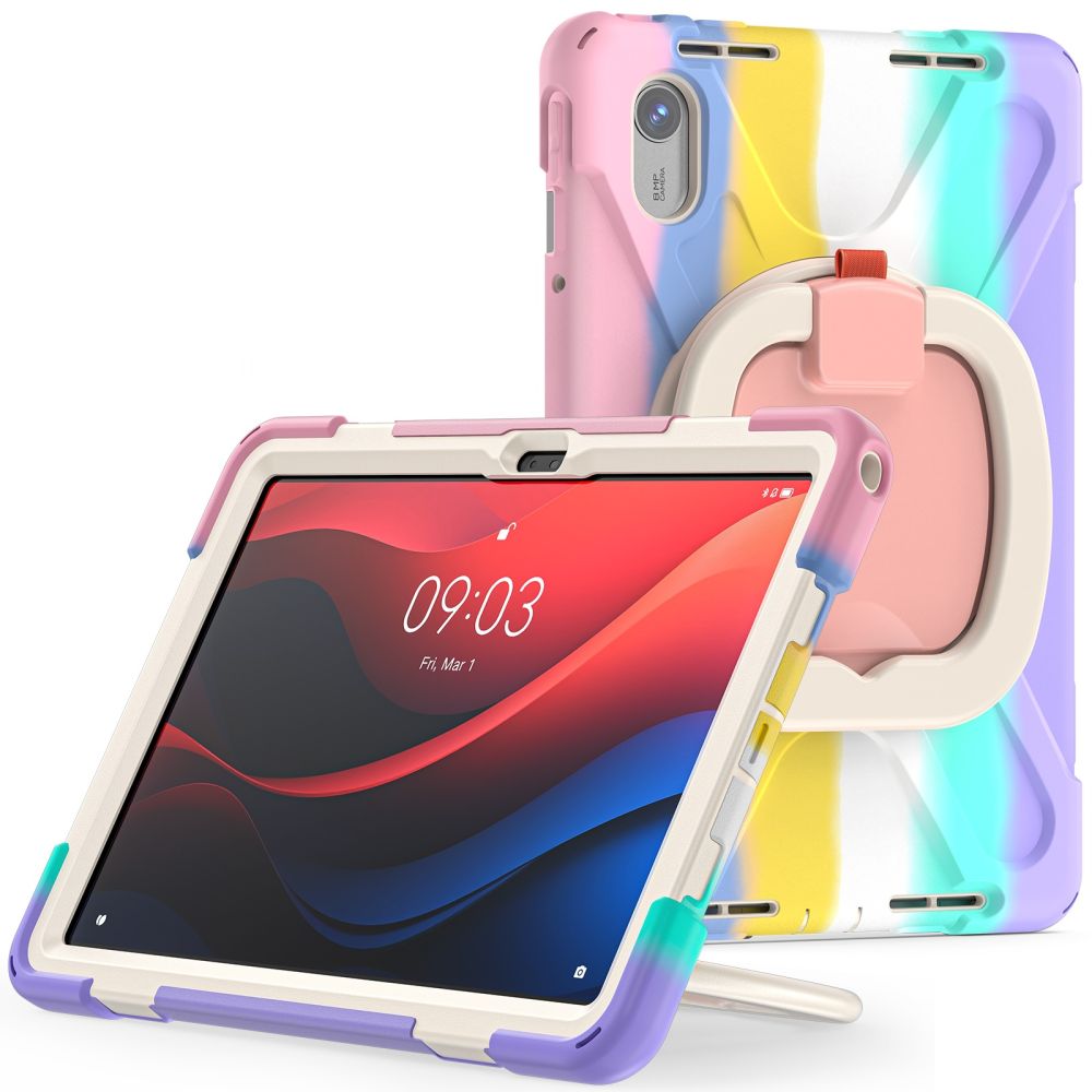 Lenovo Tab M11 11\'\' (TB-330FU) Tech-Protect X-Armor Hard Case Cover, Pink and Blue | Planšetes Planšetdatora...