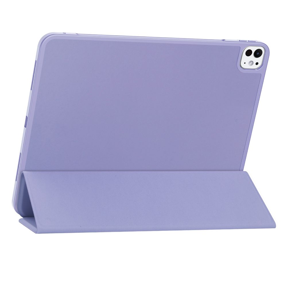 Tech-Protect iPad Pro 13\" 2024 atverams vāciņš maciņš grāmatiņa SC Pen, violets