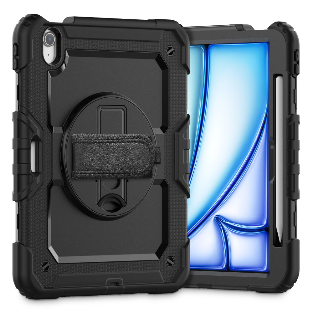 Tech-Protect iPad Air 11\" (2024) vāciņš Solid360, melns
