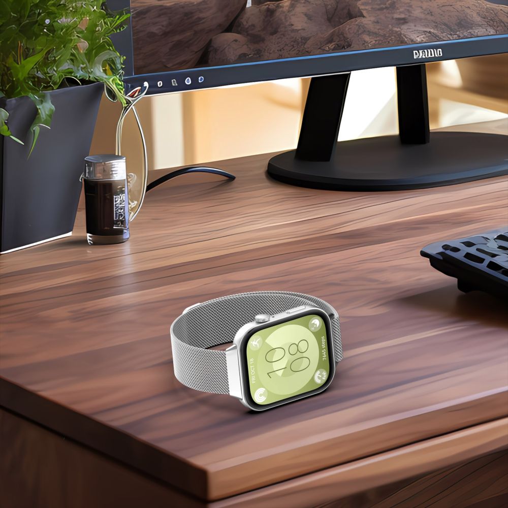 Tech-Protect MilaneseBand siksniņa Huawei Watch Fit 3, Melna