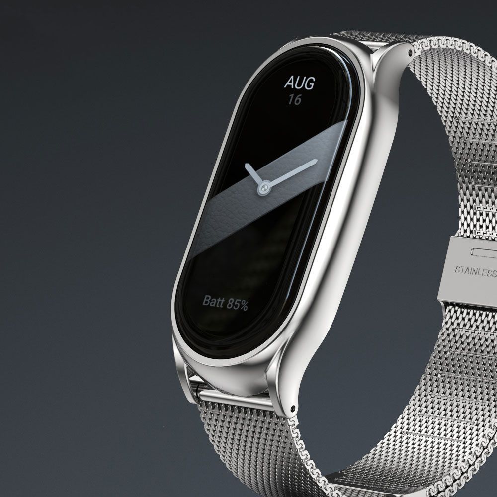 Tech-Protect Xiaomi Smart Band 8 / 8 NFC siksniņa MilaneseBand, bēša