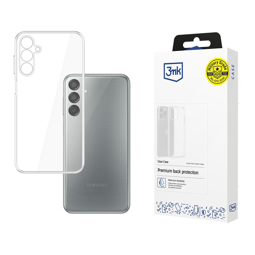 3mk Clear Case vāciņš Samsung Galaxy M15 5G, caurspīdīgs