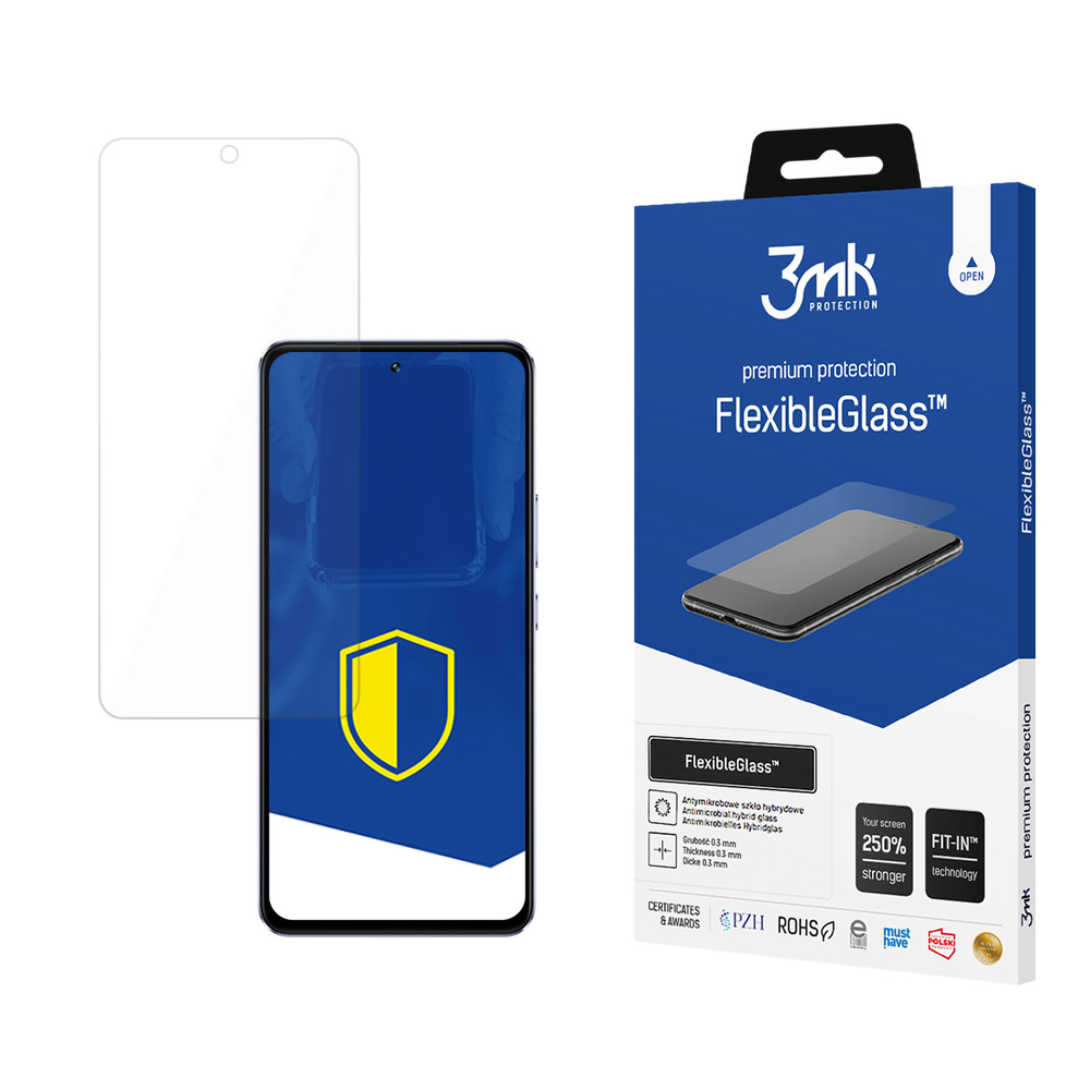 3mk FlexibleGlass hibrīda aizsargstikls Vivo V40 SE 5G