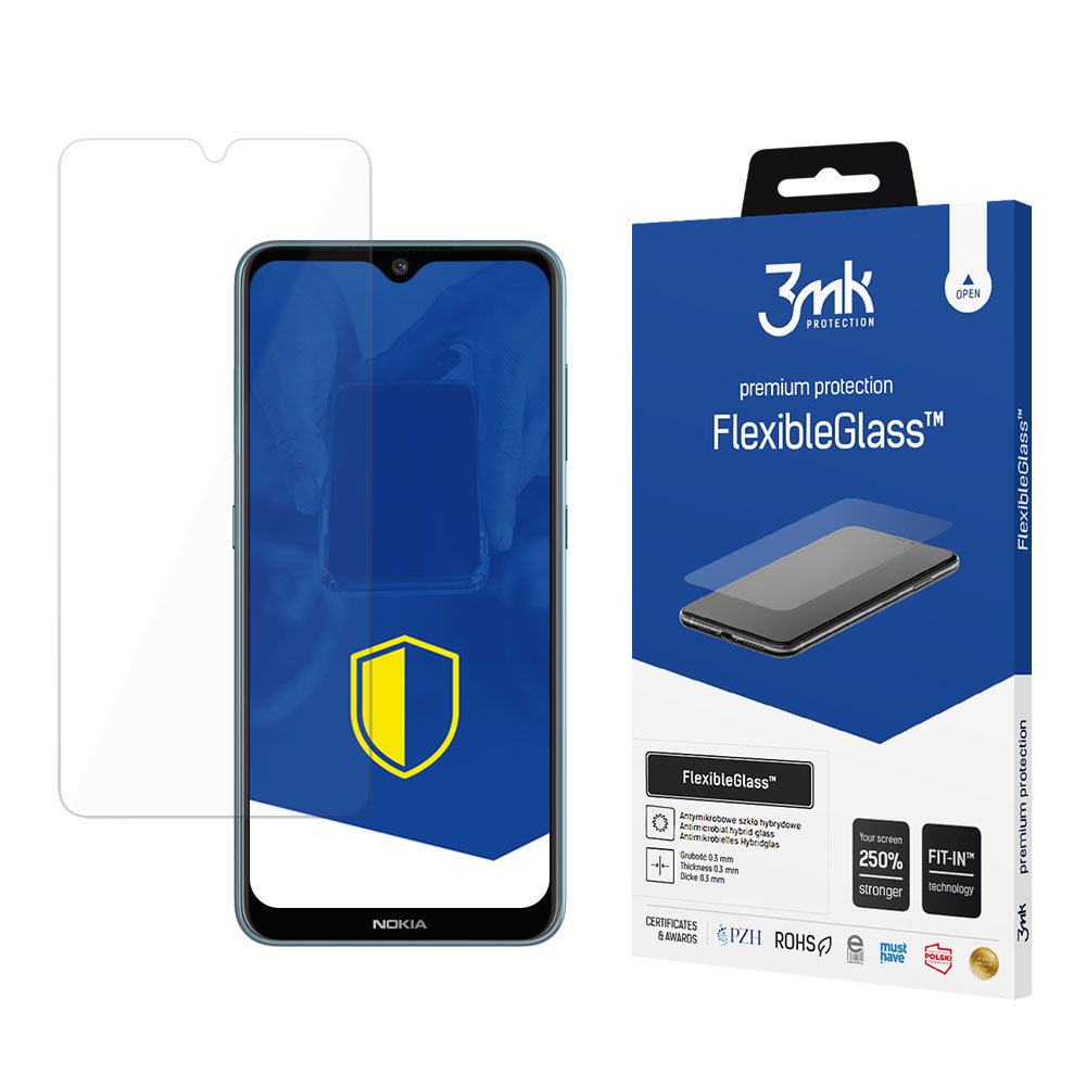 3mk FlexibleGlass hibrīda aizsargstikls Nokia 7.2
