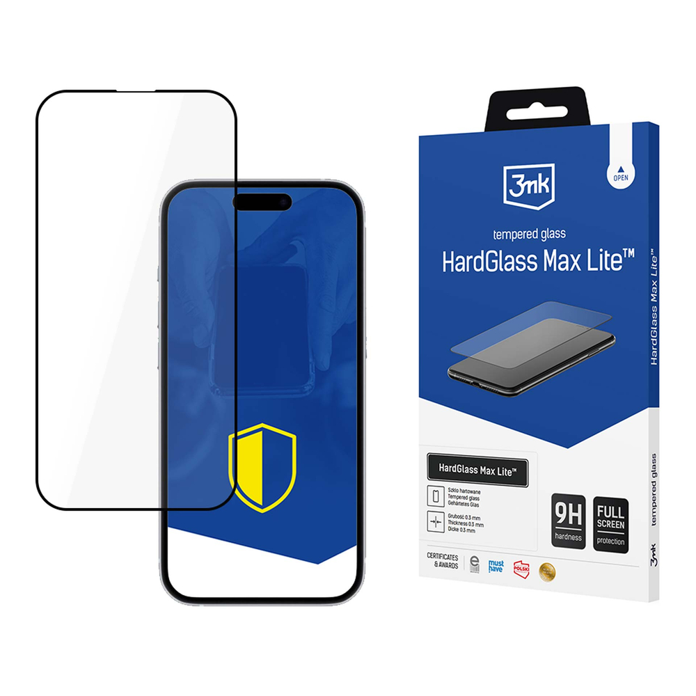 3Mk HardGlass Max Lite™ aizsargstikls iPhone SE 4