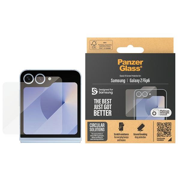 PanzerGlass Classic Fit aizsargstikls Samsung Galaxy Z Flip 6