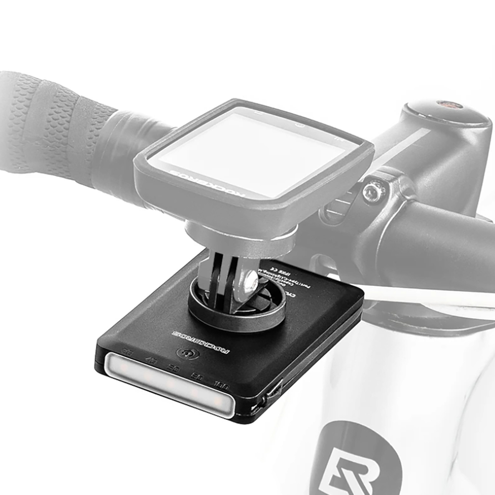 Rockbros JP008 velo priekšējais lukturis ar 5000mAh akumulatoru, 150lm, melns