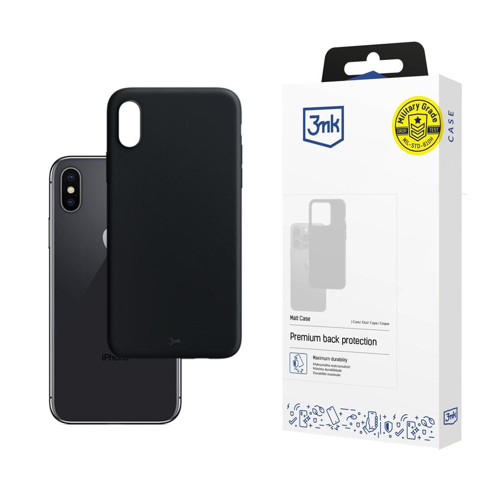 3mk Matt Case iPhone X / XS vāciņš, melns