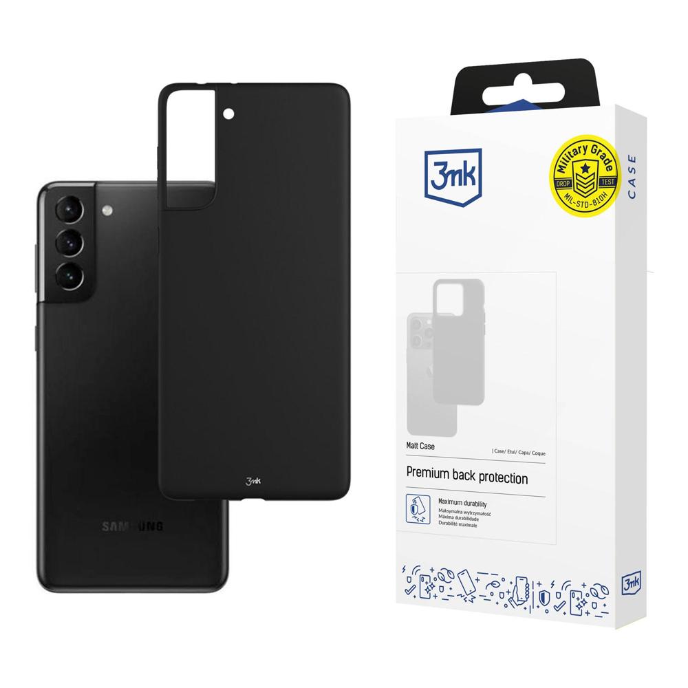 3mk Matt Case Samsung Galaxy S21+ 5G vāciņš, melns