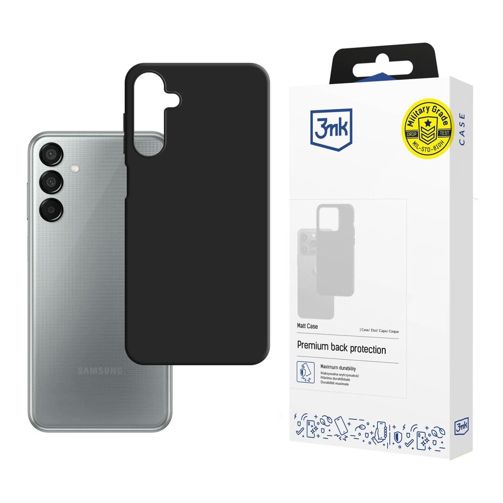 3mk Matt Case Samsung Galaxy M15 5G vāciņš, melns