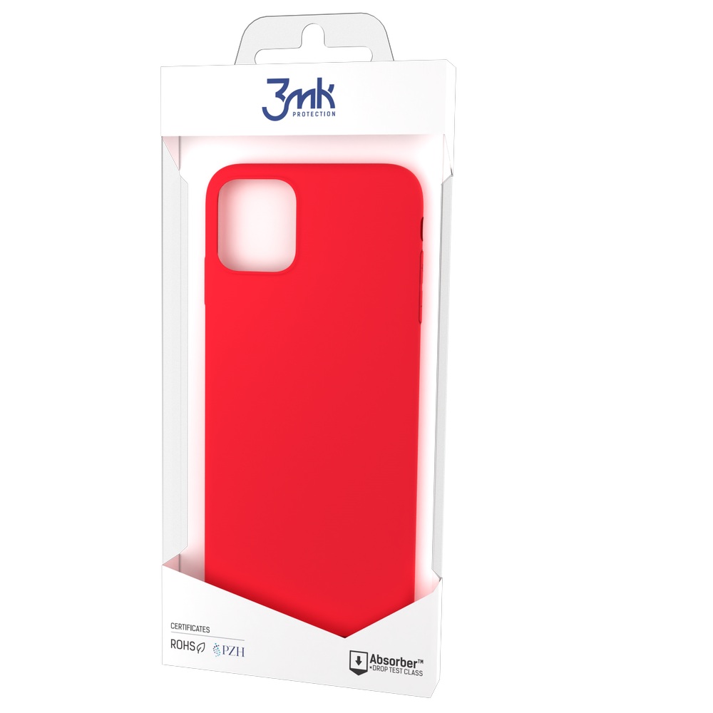 Samsung Galaxy S21 (SM-G991) 3MK Matt Case Cover, Red | Matēts Telefona Maciņš Vāks Apvalks Bampers