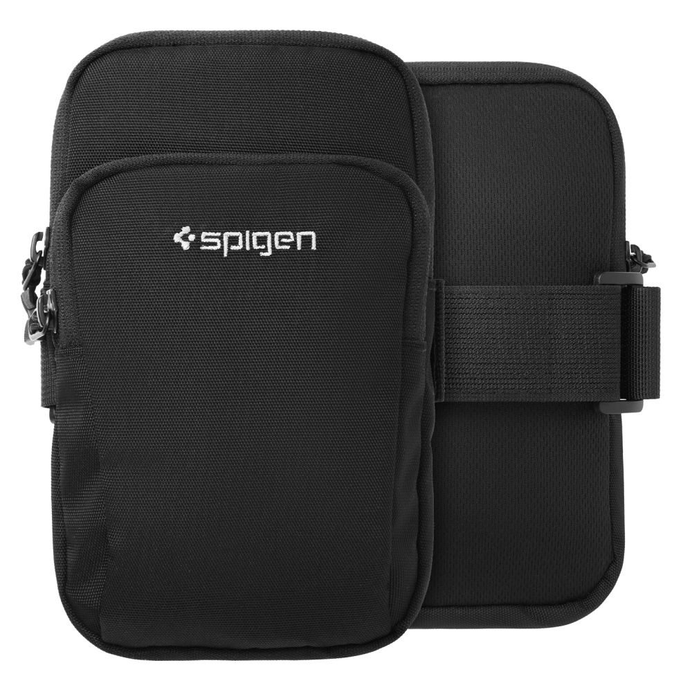 Spigen Dynamic Shield A702 sporta maciņš uz rokas, melns