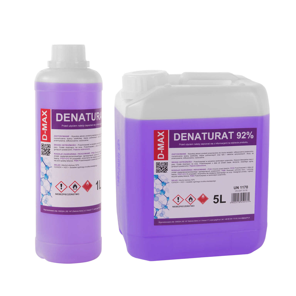 Denaturētais spirts D-MAX 1L | Denatured alcohol