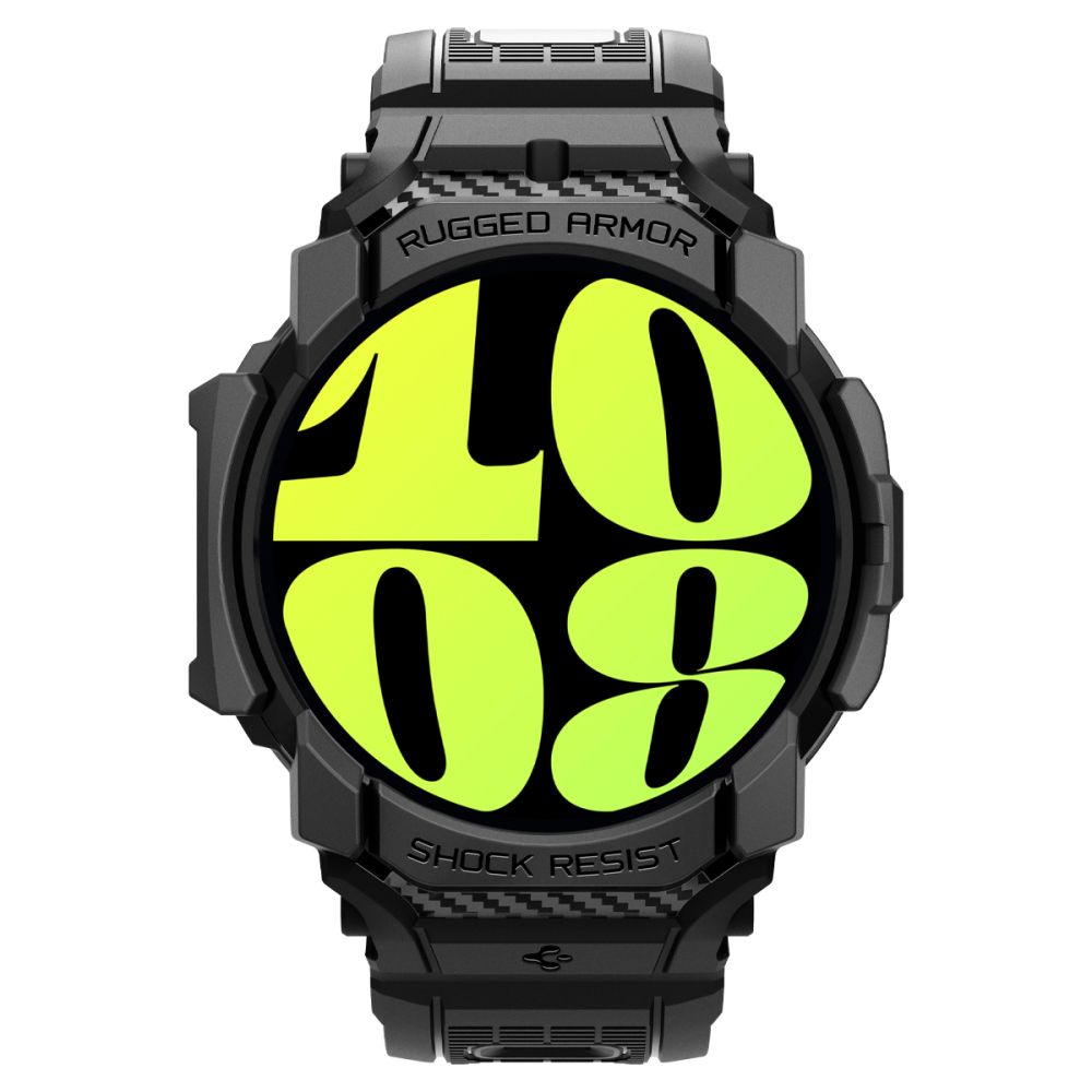 Spigen Rugged Armor Pro siksniņas korpuss Samsung Galaxy Watch 7 (40 mm) - melns | strap case for black