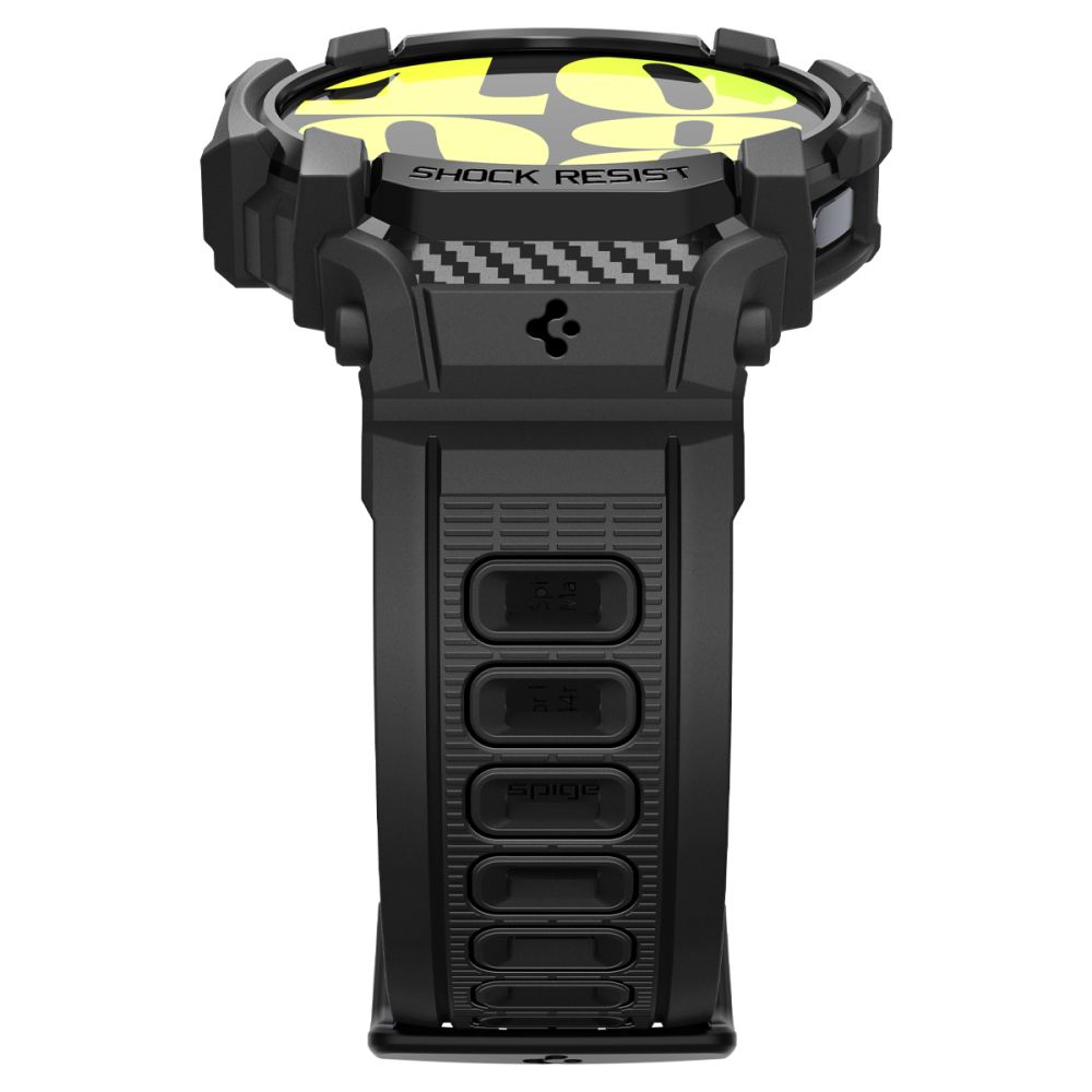 Spigen Rugged Armor Pro siksniņas korpuss Samsung Galaxy Watch 7 (44 mm) - melns | strap case for black