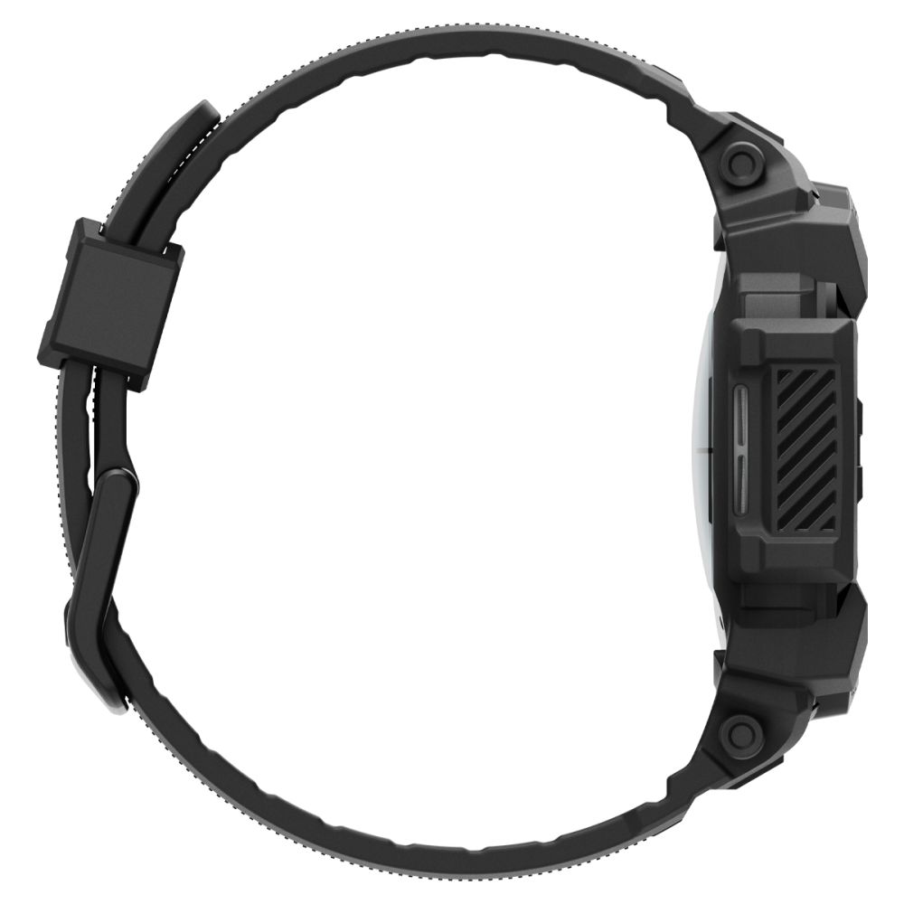 Spigen Rugged Armor Pro siksniņas korpuss Samsung Galaxy Watch 7 (44 mm) - melns | strap case for black