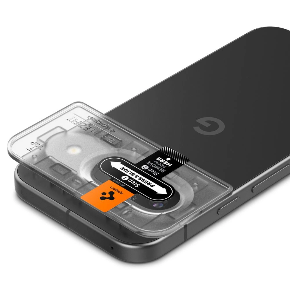 Spigen Optik.tR Ez Fit kameras rūdīts stikls priekš Google Pixel 9 (2 gabali) | camera tempered glass for (2-pack)