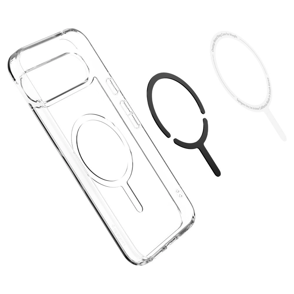 Google Pixel 9 Pro XL Spigen Ultra Hybrid OneTap Ring MagSafe Case Cover, White | Telefona Vāciņš Maciņš Apvalks...