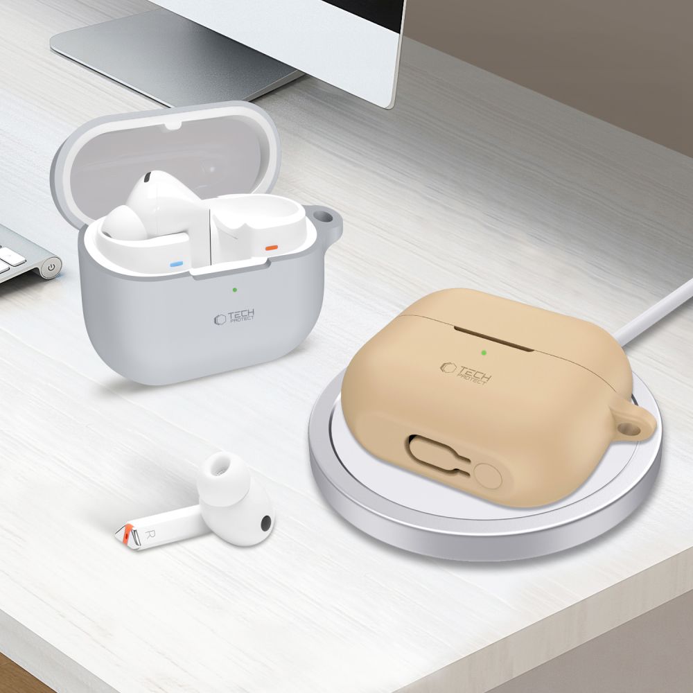 Tech-Protect Silicone Hook maciņš Samsung Galaxy Buds 3 / 3 Pro, melns