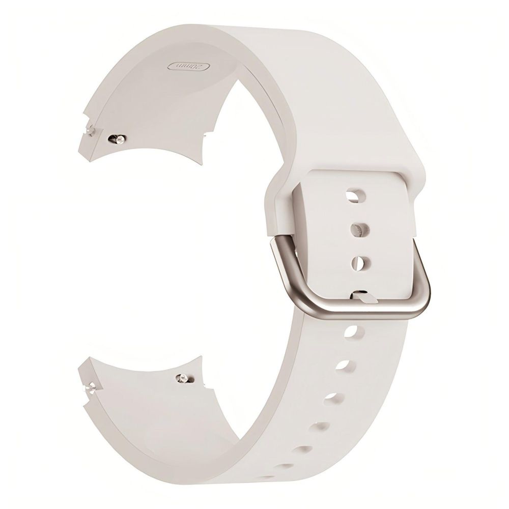 Tech-Protect Silicone siksniņa Samsung Galaxy Watch 4/5/5 Pro/6/7/FE, Bēša