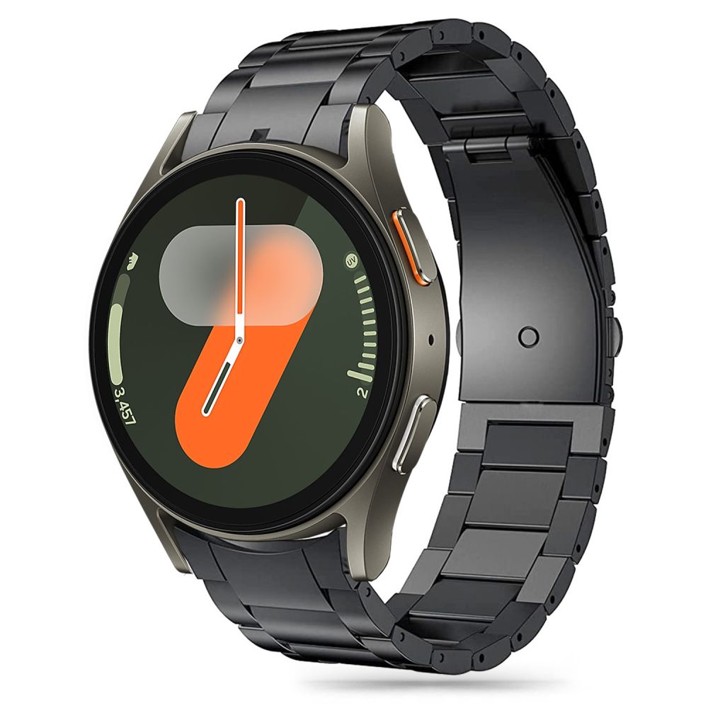 Tech-Protect Stainless siksniņa Samsung Galaxy Watch 4 / 5 / 6 / 7 / FE, melna