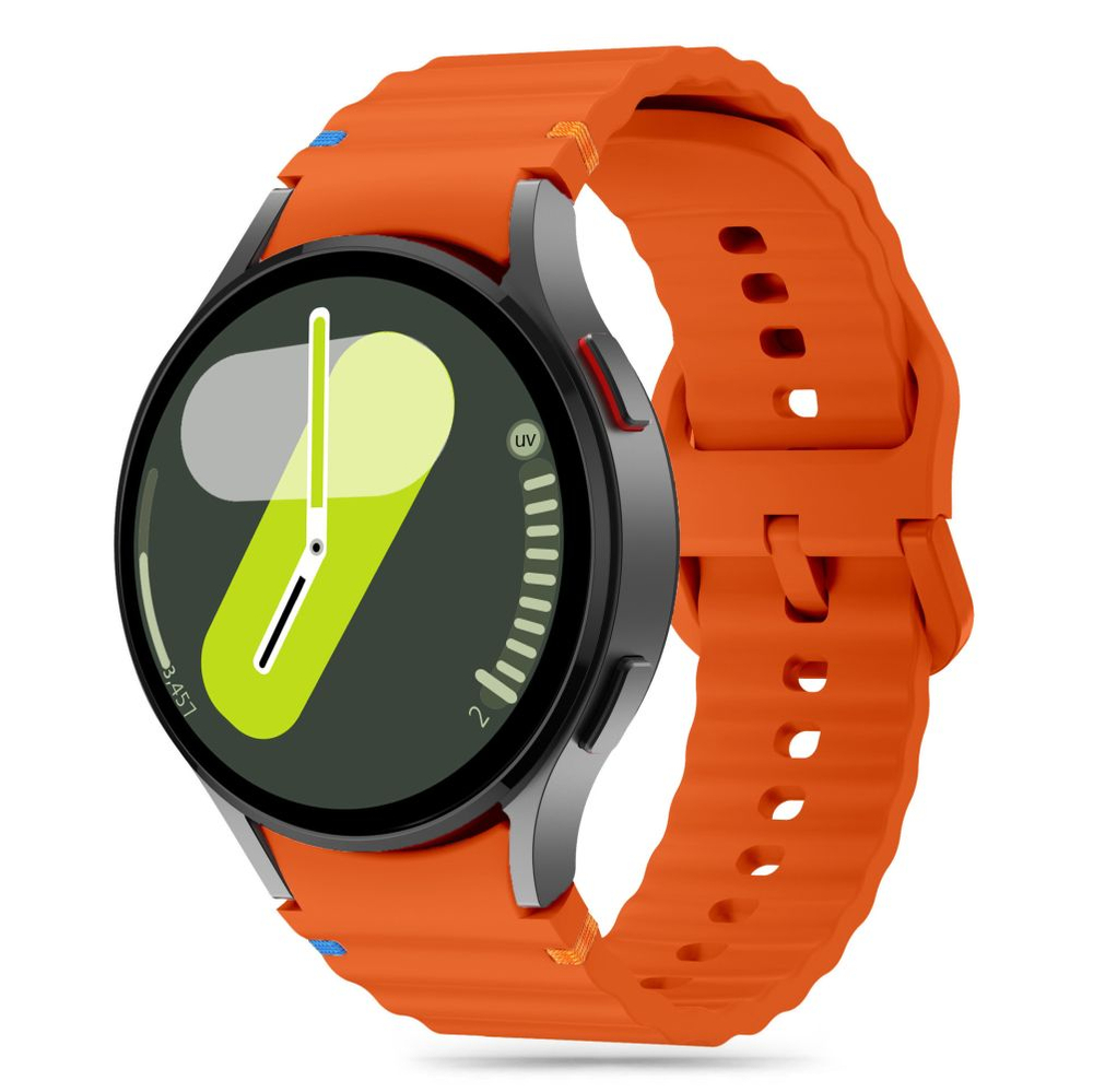 Tech-Protect Samsung Galaxy Watch 4 / 5 / 6 / 7 / FE silikona siksniņa, oranža