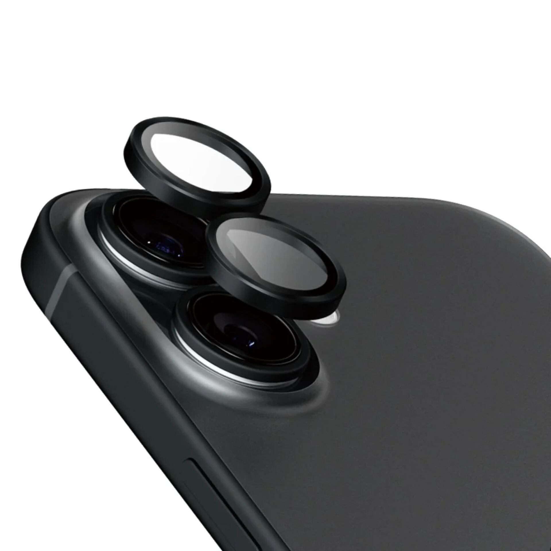 Panzerglass Hoops Ceramic kameras aizsargstikls iPhone 16 / 16 Plus, melns