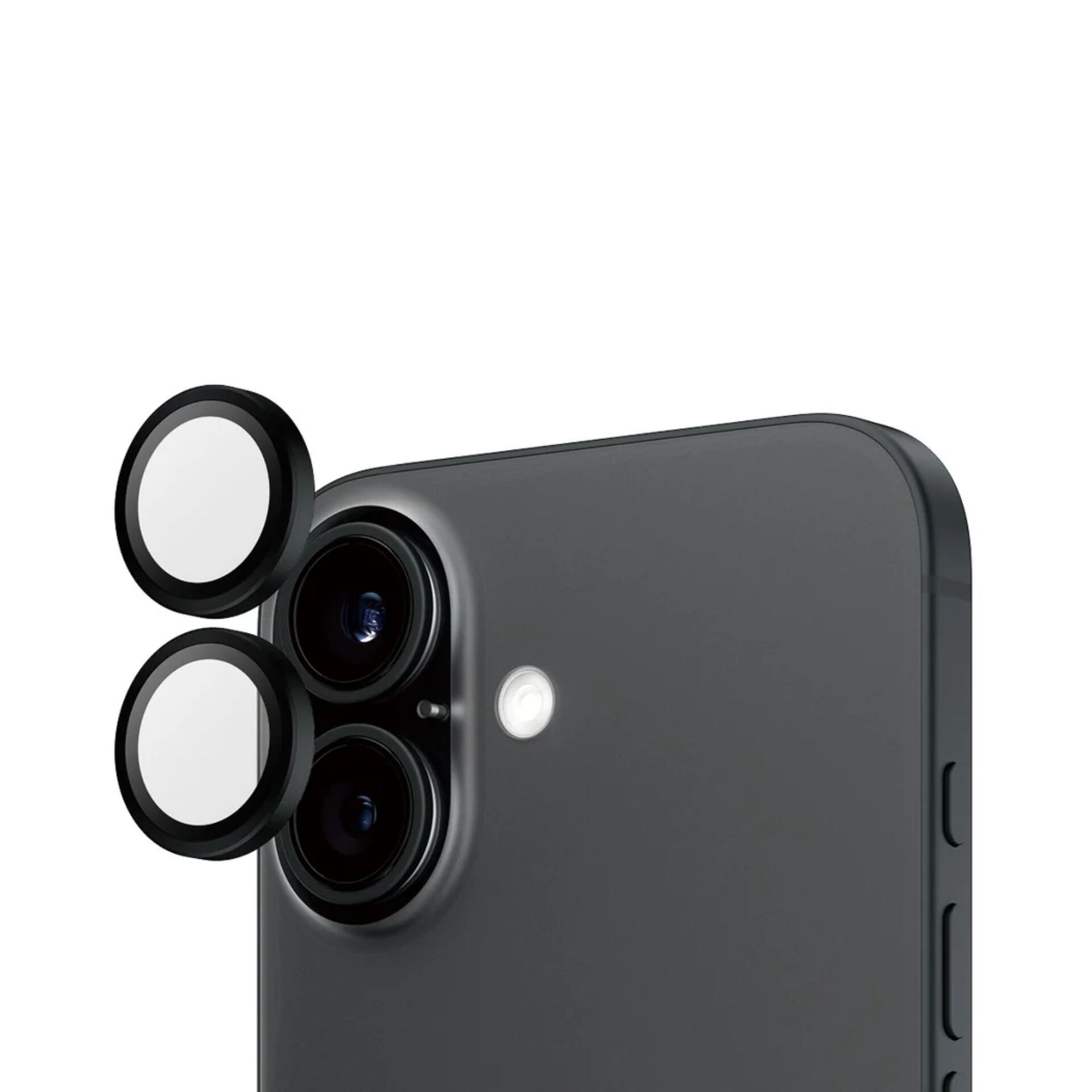 Kameras aizsargstikls Panzerglass Hoops Black iPhone 16 / 16 Plus