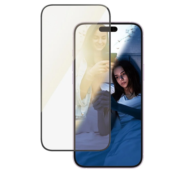 PanzerGlass iPhone 16 Plus ekrāna aizsargstikls EyeCare Ultra-Wide Fit