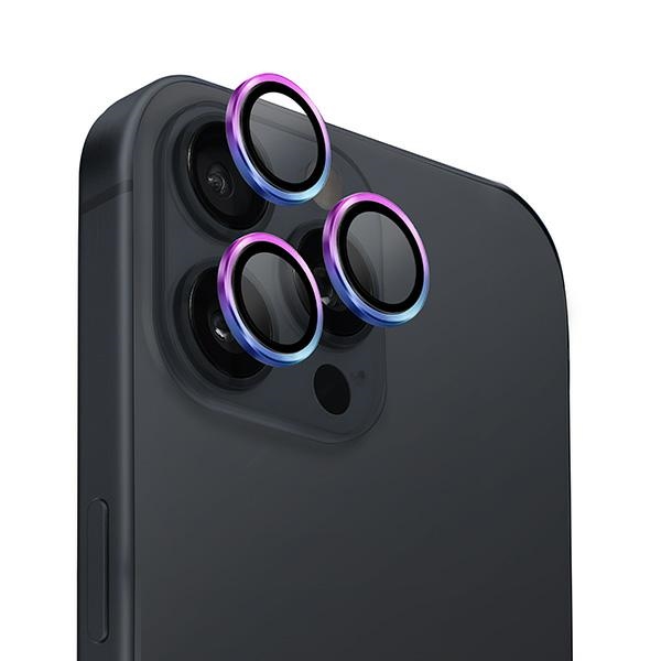 Uniq Optix Aluminum kameras objektīva aizsargstikls iPhone 16 Pro / 16 Pro Max, hameleona