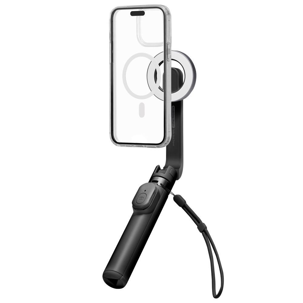 Spigen S571W MagSafe Bluetooth pašbilžu nūja ar statīvu, melna