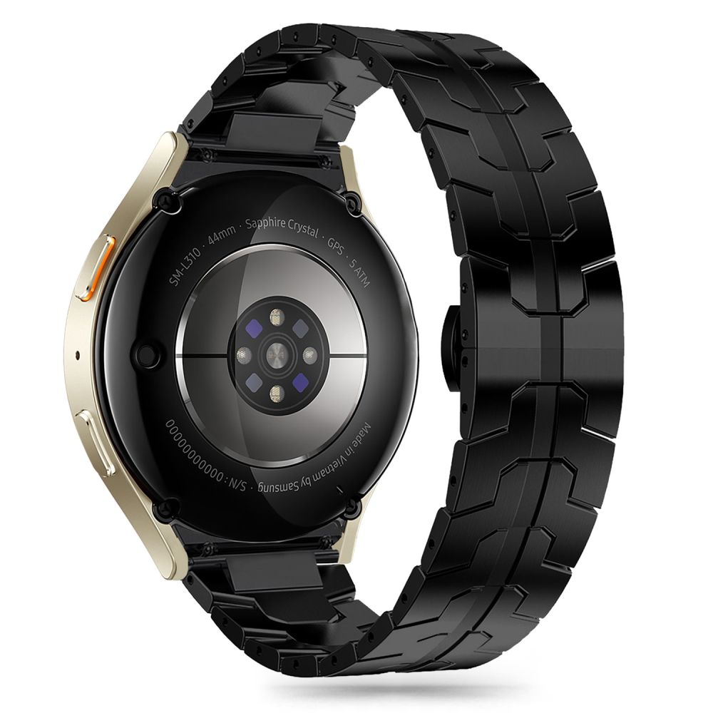 Tech-Protect Stainless siksniņa Galaxy Watch 4/5/5 Pro/6/7/FE melna