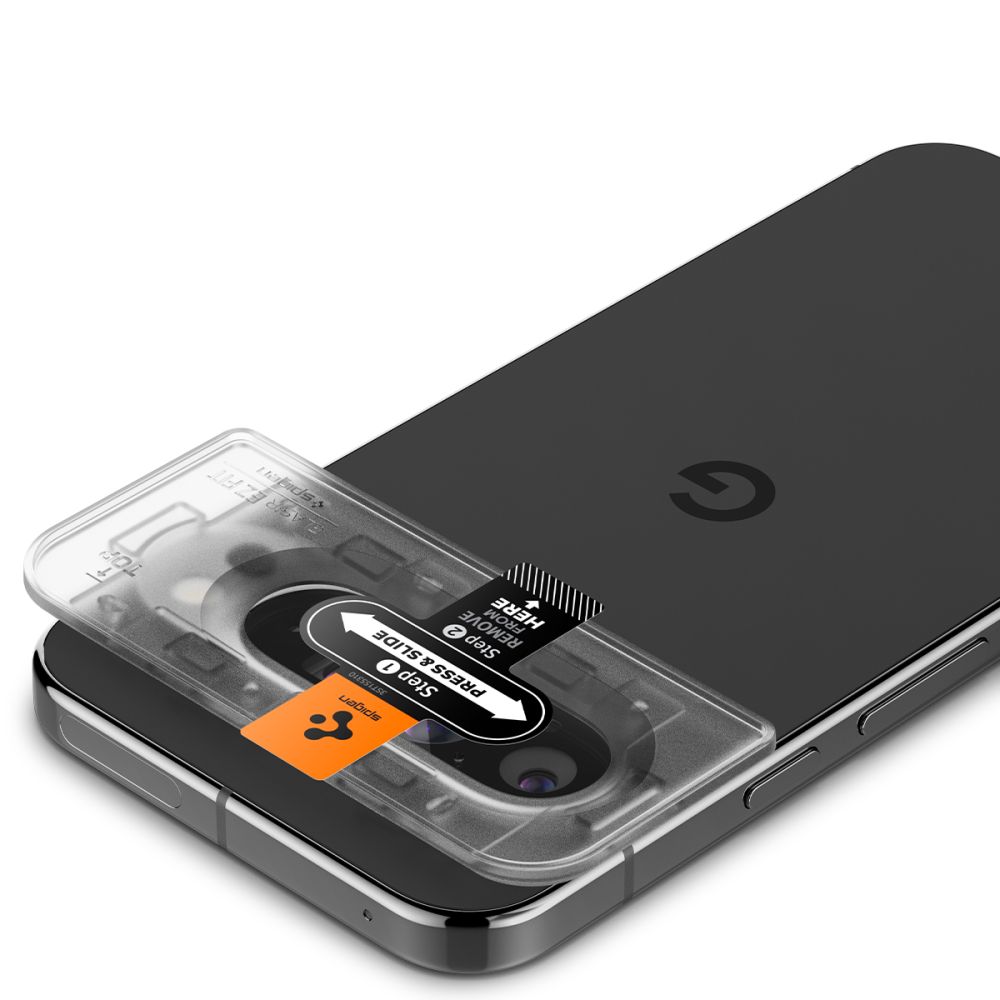 Spigen Optik.tR Ez Fit kameras rūdīts stikls priekš Google Pixel 9 Pro XL (2 gabali) | camera tempered glass for...