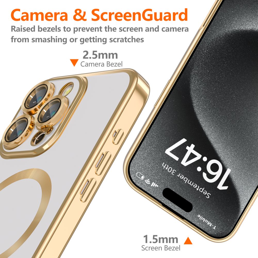 Tech-Protect MagFlex MagSafe vāciņš iPhone 16 Pro, Zelta