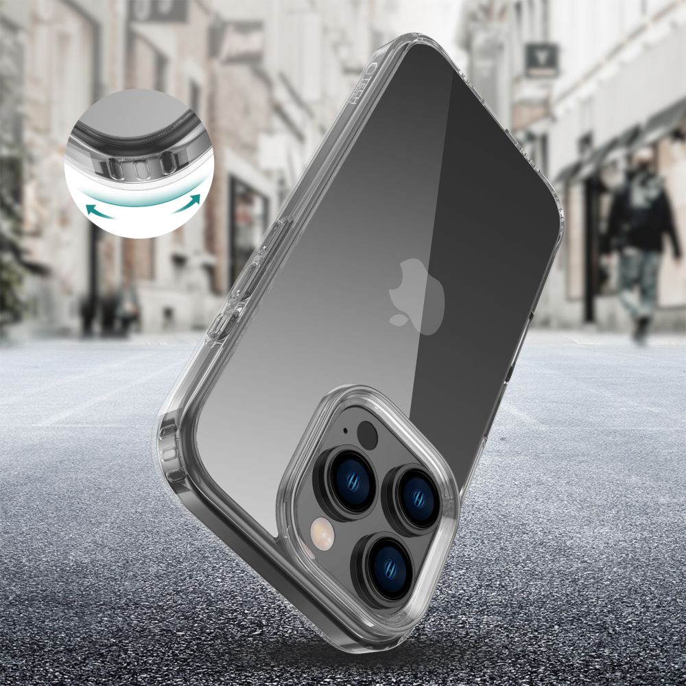 Tech-Protect FlexAir Hybrid vāciņš iPhone 16 Pro, Caurspīdīgs